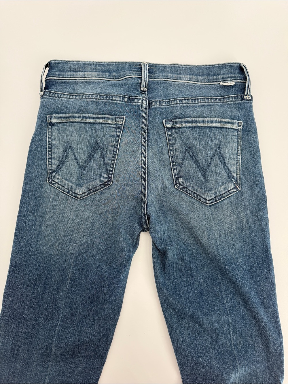 MOTHER The Mid Rise Dazzler Ankle Jeans We The Animals Blue Women's - Size 26 - Picture 7 of 12